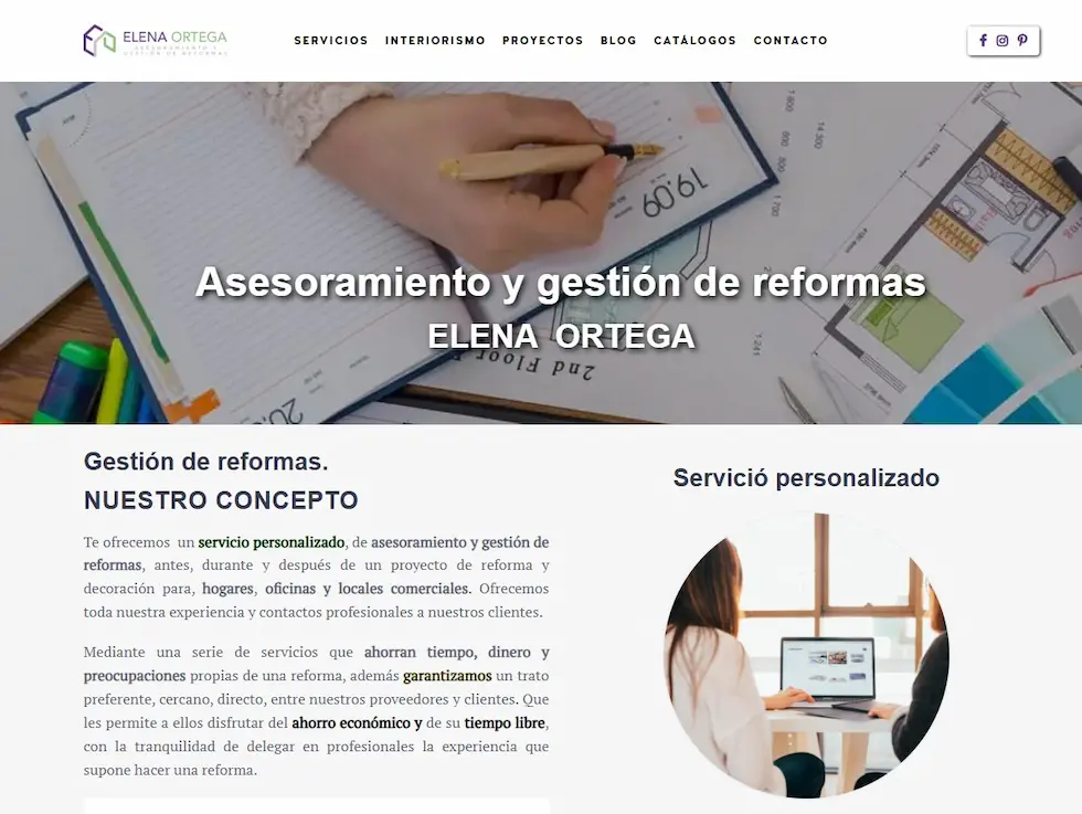 proyecto asesora reformas márketing digital y seo