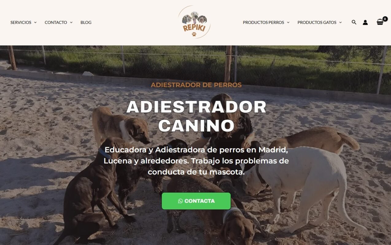 proyecto Adiestrador de perros Repiki