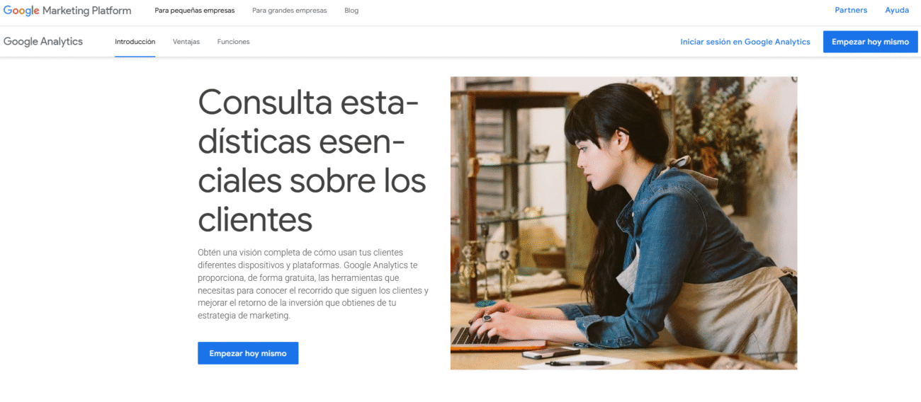 interfaz google analytics 4