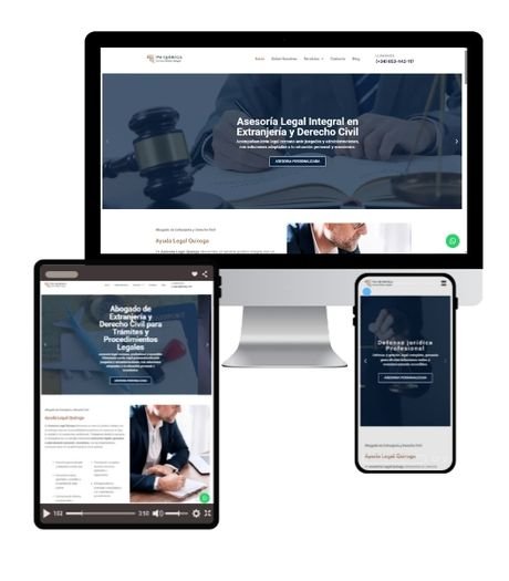 Asesoría legal Quiroga proyecto de asesora web españa