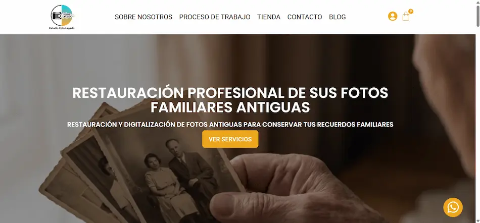 proyecto de asesora web españa estudio foto legado