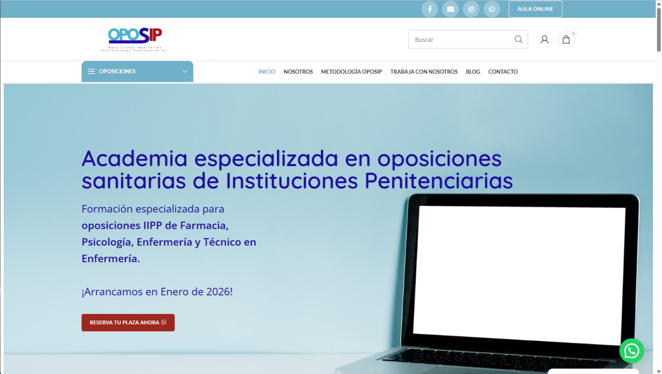 Proyecto academia de oposiciones oposip